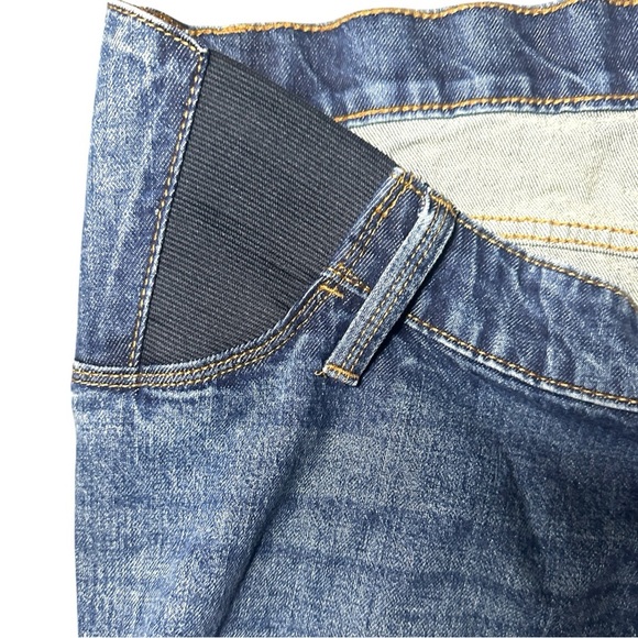 Isabel Maternity by Ingrid & Isabel Blue Denim Jean Shorts Size 4 - Picture 4 of 5